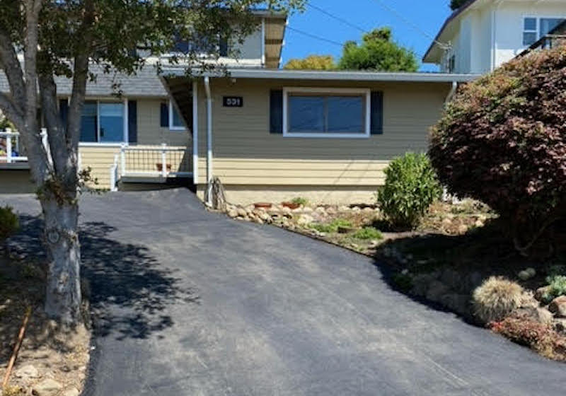 maintaining a new asphalt driveway