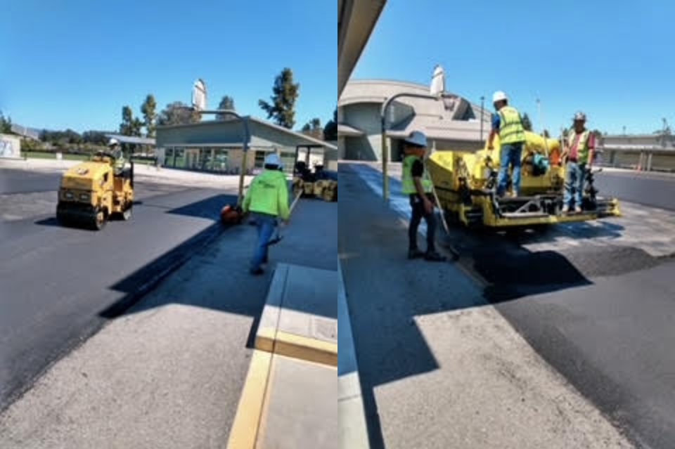 commercial parking lot paving betz works