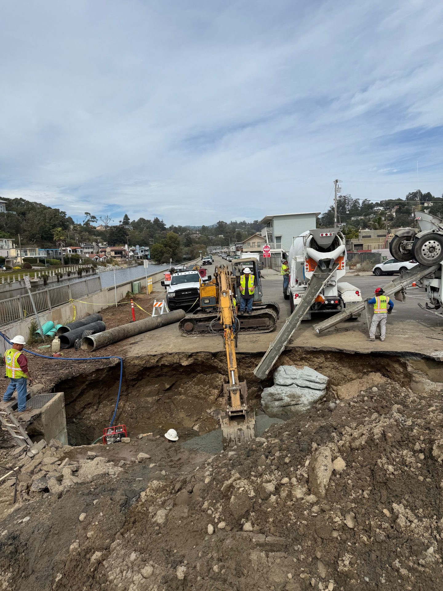 Rio Del Mar esplanade excavation